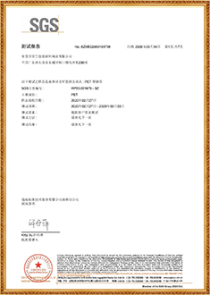 塑钢带SGS测试报告（中文版）