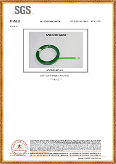 塑钢带SGS测试报告（中文版）